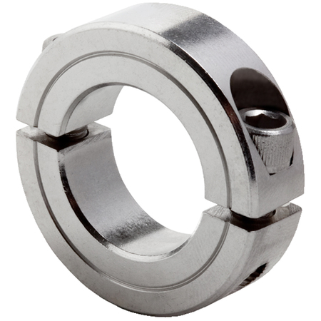 GLOBAL 1 1/8" ID Stainless Split Clamp Collar, Ss G2SC-112-SS